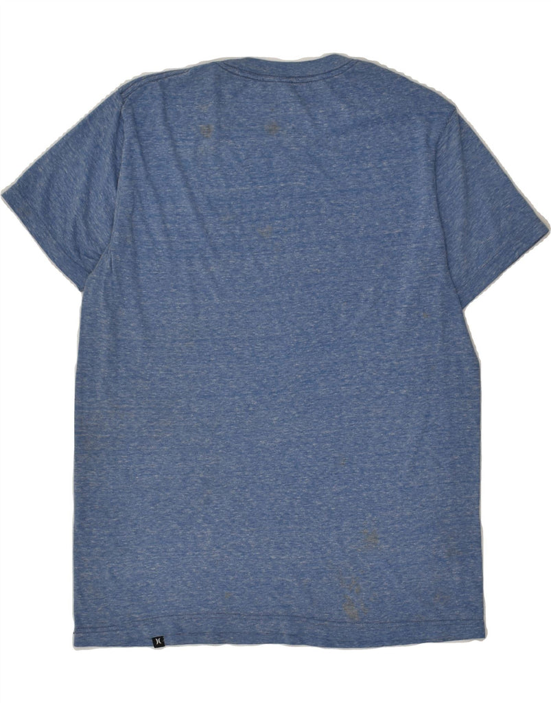 HURLEY Mens T-Shirt Top Small Blue Flecked Cotton | Vintage Hurley | Thrift | Second-Hand Hurley | Used Clothing | Messina Hembry 