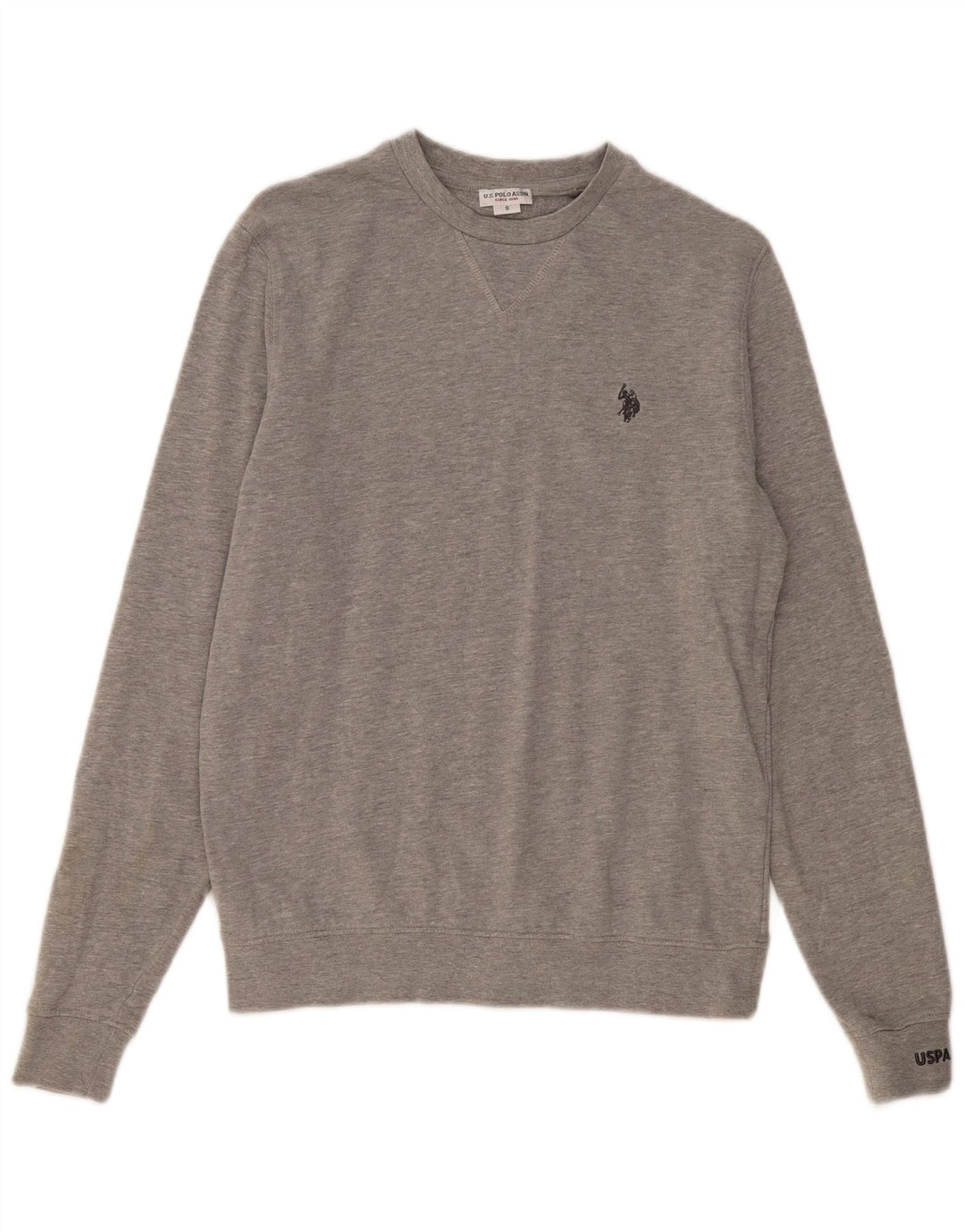 U.S. Polo Assn. Mens Sweatshirt Jumper Small Grey