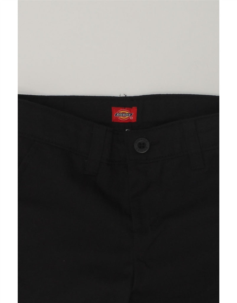 DICKIES Boys Chino Shorts 5-6 Years W24  Black Polyester | Vintage Dickies | Thrift | Second-Hand Dickies | Used Clothing | Messina Hembry 