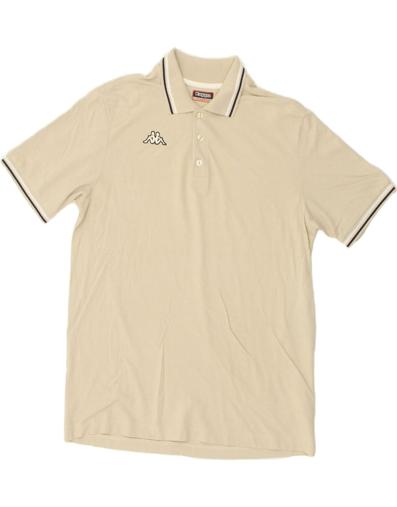 KAPPA Mens Polo Shirt XL Beige | Vintage Kappa | Thrift | Second-Hand Kappa | Used Clothing | Messina Hembry 