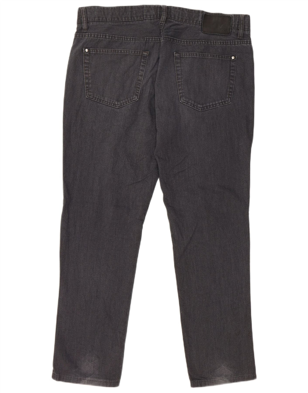 Hugo Boss Mens Tapered Jeans W34 L28 Grey Cotton
