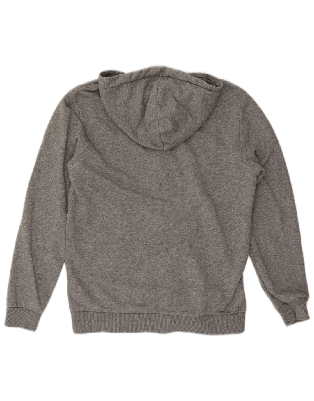 Puma Mens Zip Hoodie Sweater Small Grey Flecked