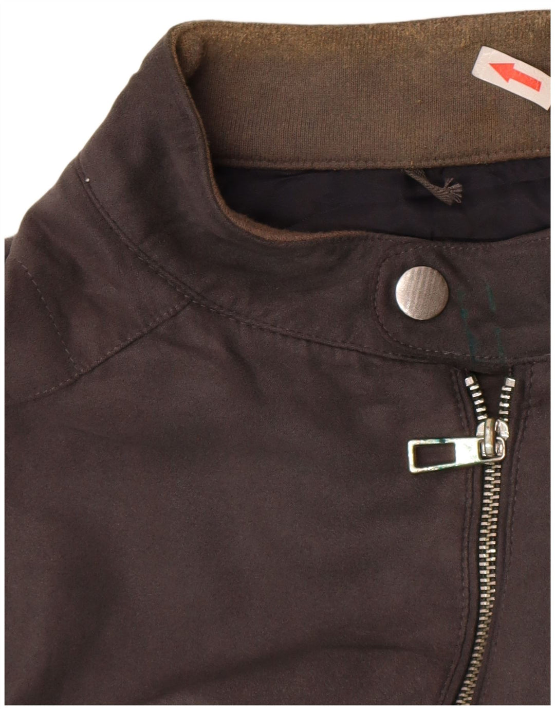 Marks & Spencer Mens Bomber Jacket UK 46 3XL Grey Polyester