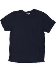 HURLEY Mens T-Shirt Top XL Navy Blue Cotton