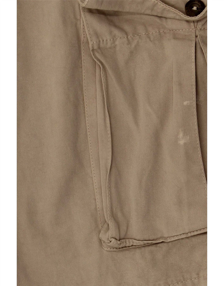 Carrera Mens Cargo Shorts IT 50 Large W34  Beige Cotton