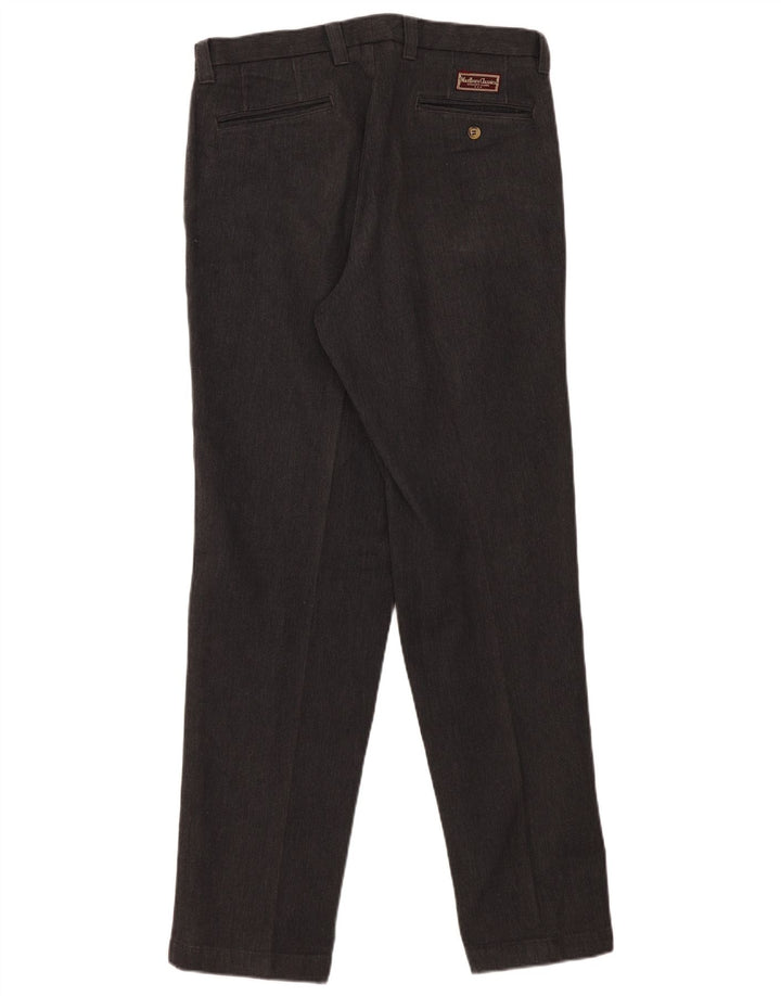 Marlboro Classics Mens Regular Casual Trousers W34 L33 Grey Polyester