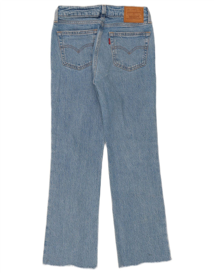 Levi's Womens Bootcut Jeans W24 L26 Blue Cotton