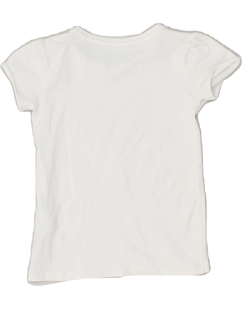 GUESS Girls Graphic T-Shirt Top 2-3 Years Off White Cotton Vintage Guess and Second-Hand Guess from Messina Hembry 