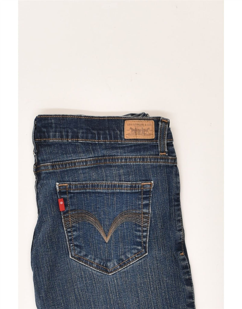 LEVI'S Womens 512 Straight Jeans W32 L28  Navy Blue | Vintage Levi's | Thrift | Second-Hand Levi's | Used Clothing | Messina Hembry 