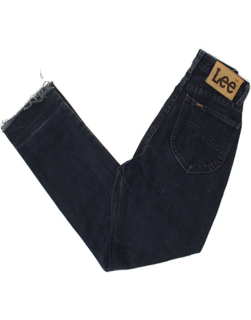 LEE Womens Tapered Jeans W28 L29 Navy Blue Cotton | Vintage Lee | Thrift | Second-Hand Lee | Used Clothing | Messina Hembry 