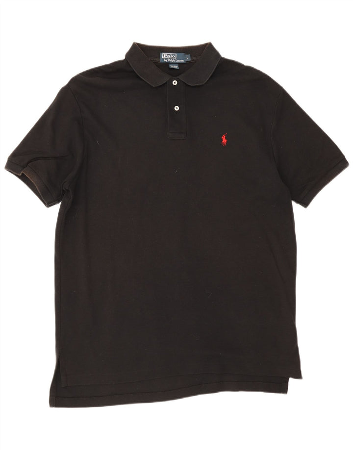Polo Ralph Lauren Mens Shirt Large Black Cotton
