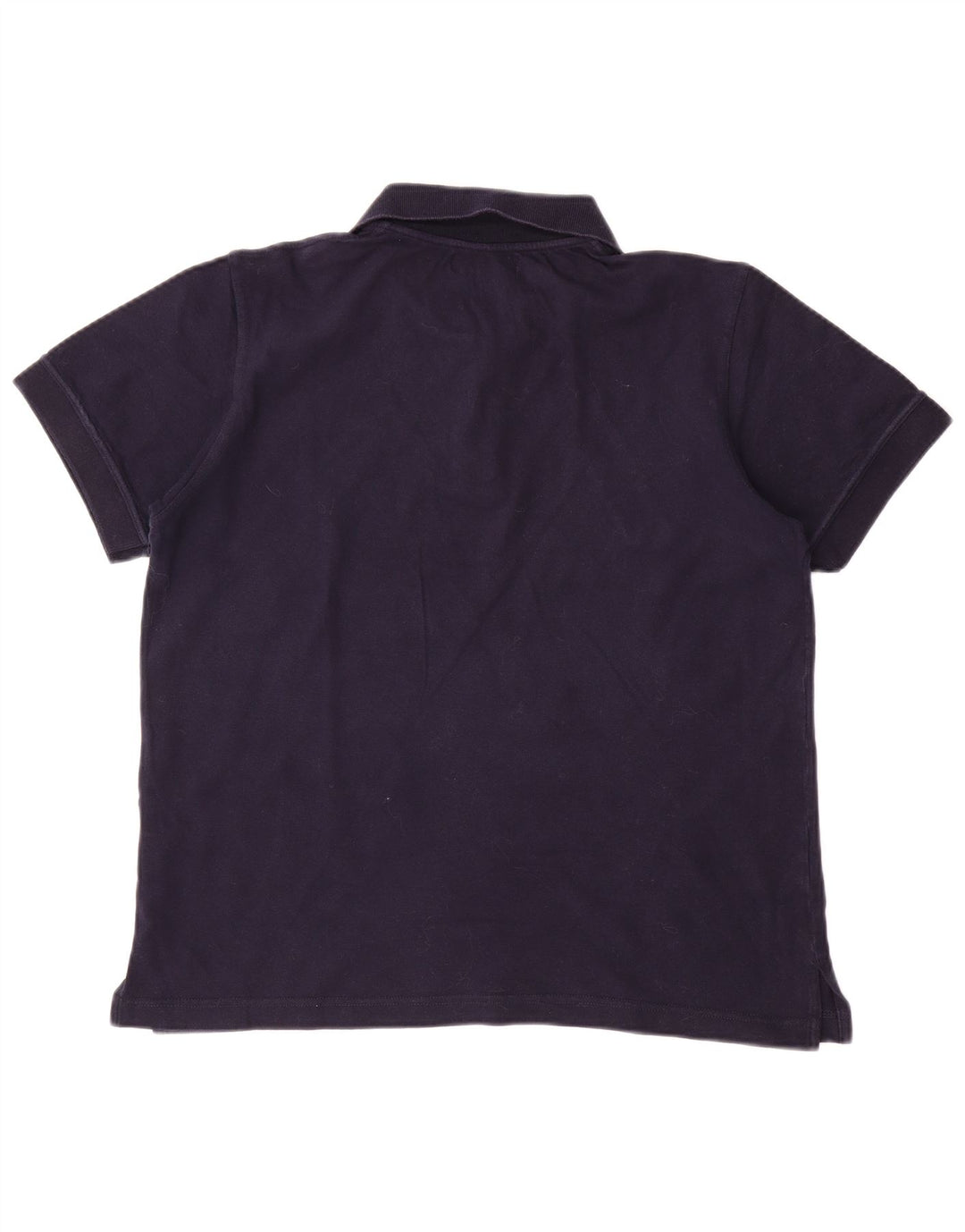 ELLESSE Mens Polo Shirt Large Navy Blue Cotton