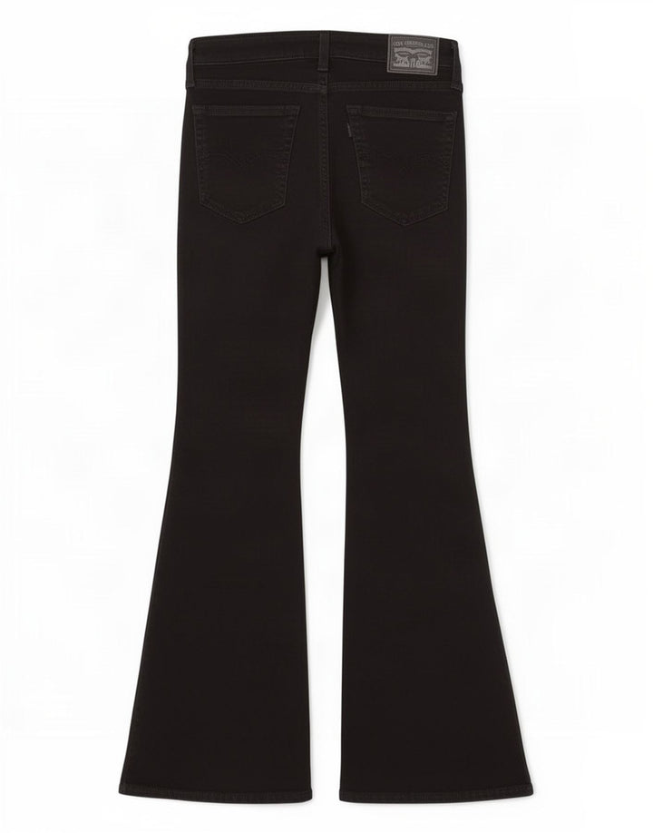Levi's Womens 726 Flared Jeans W30 L29 Black