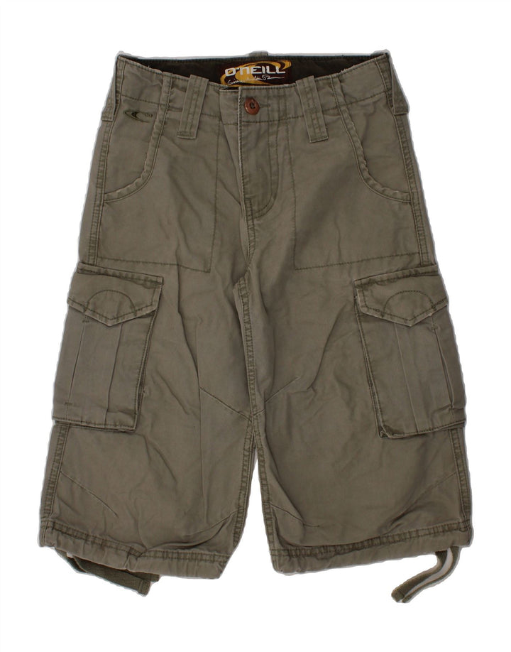 O'NEILL Boys Cargo Bermuda Shorts 7-8 Years W24  Khaki Cotton Vintage O'Neill and Second-Hand O'Neill from Messina Hembry 