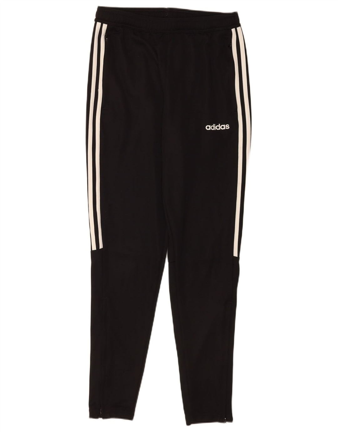 Adidas Mens Aeroready Tracksuit Trousers Small Black Polyester