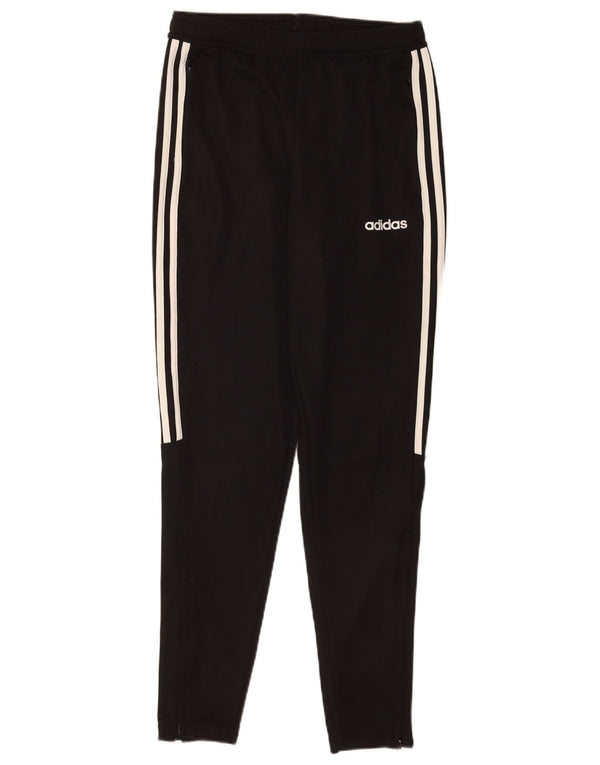 Adidas Mens Aeroready Tracksuit Trousers Small Black Polyester
