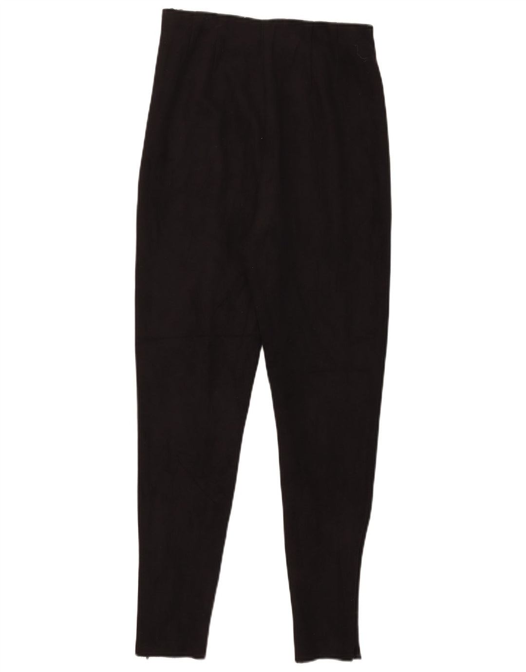 Zara Womens Slim Cropped Trousers Medium W28 L26 Black