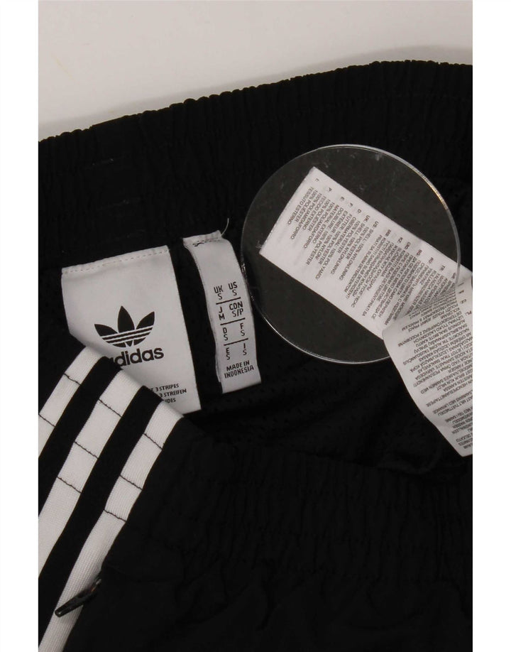 Adidas Mens Tracksuit Trousers Joggers Small Black Nylon
