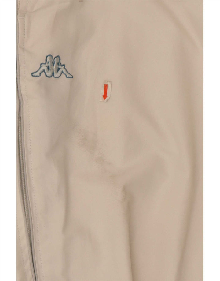 Kappa Boys Tracksuit Trousers Joggers 15-16 Years XL White Polyester