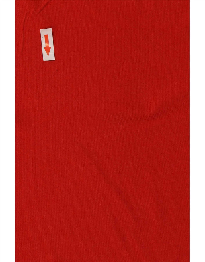 Nike Mens T-Shirt Top Large Red Cotton