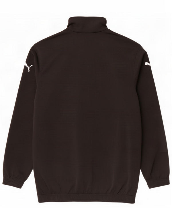 Puma Boys Tracksuit Top Jacket 15-16 Years Black Polyester
