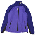 Reebok Womens Oversized Tracksuit Top Jacket UK 10 Small Purple Colourblock