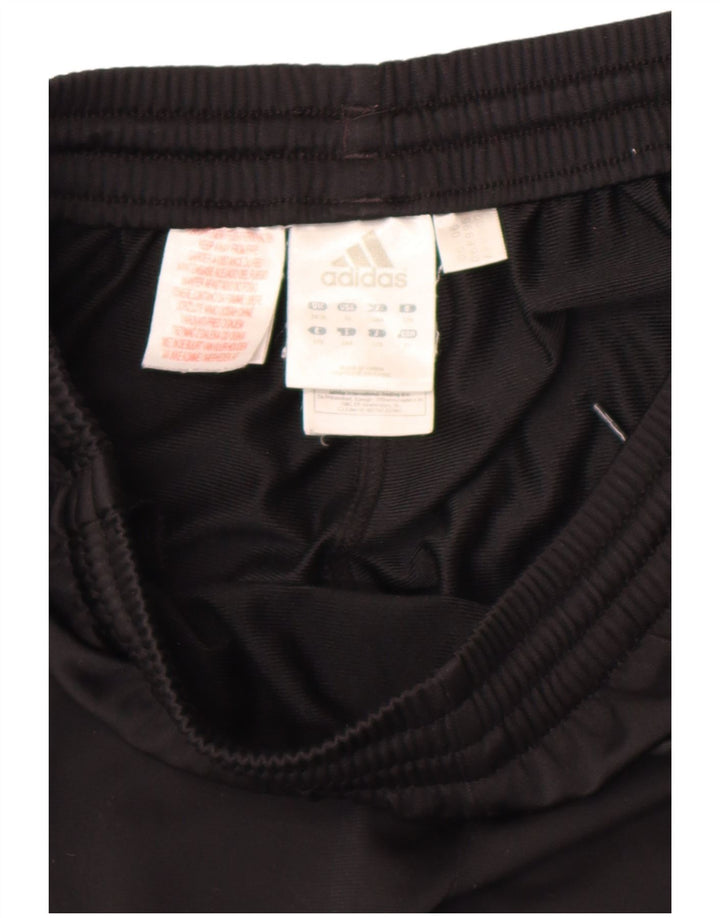 Adidas Boys Tracksuit Trousers Joggers 13-14 Years Black Polyester