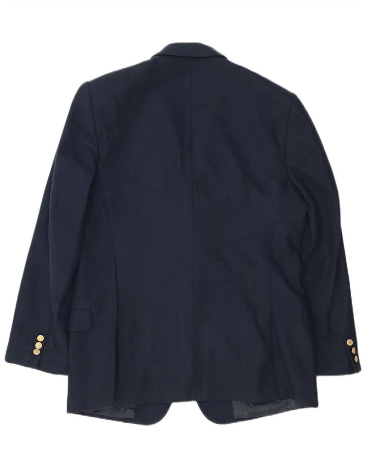 Valentino Mens 2 Button Blazer Jacket UK 40 Large Navy Blue