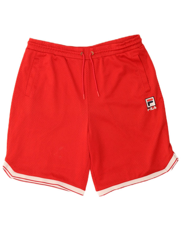 Fila Mens Sport Shorts XL  Red Polyester