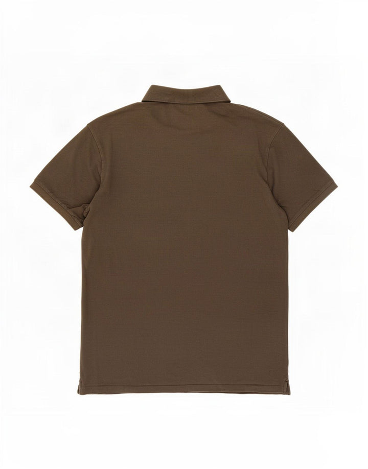 Scotch & Soda Mens Polo Shirt Medium Brown Cotton