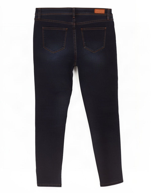 Fat Face Womens Jegging Jeans UK 12 Medium W32 L29 Navy Blue Cotton