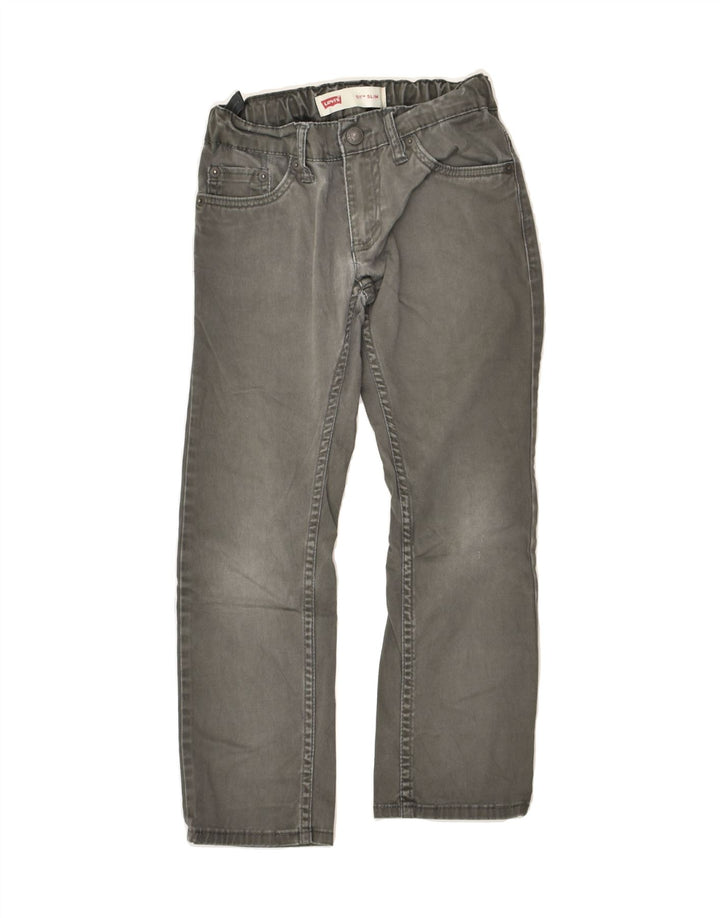 LEVI'S Boys 511 Slim Jeans 7-8 Years W24 L22  Grey Cotton | Vintage Levi's | Thrift | Second-Hand Levi's | Used Clothing | Messina Hembry 