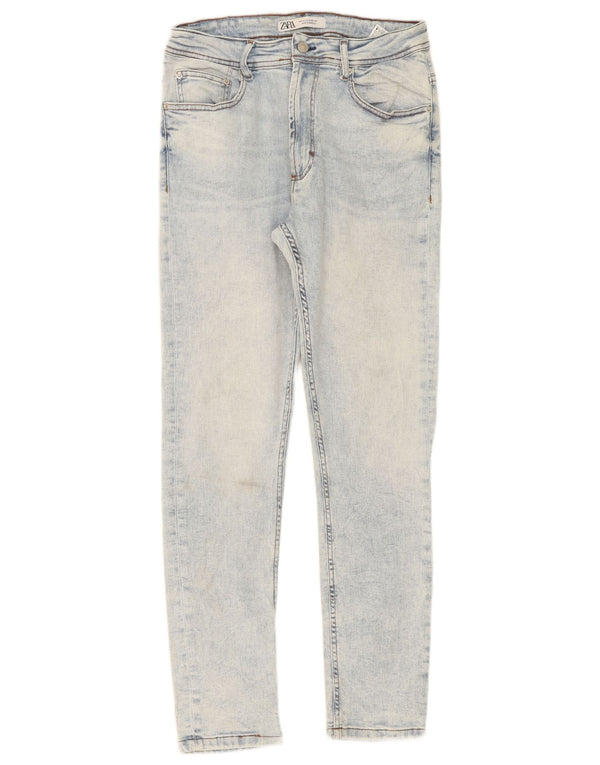 Zara Mens Skinny Jeans EU 44 Large W34 L31 Blue Cotton
