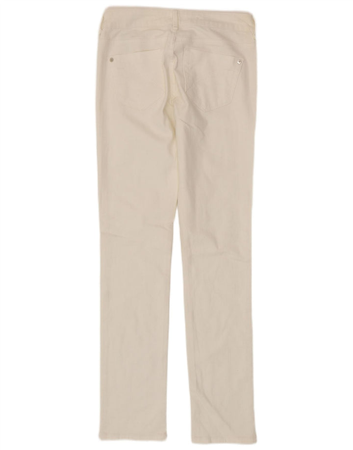TOPSHOP Womens Slim Jeans W28 L32 White Cotton