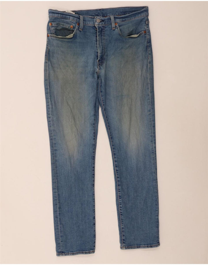 Levi's Mens Slim Jeans W34 L30 Blue Cotton