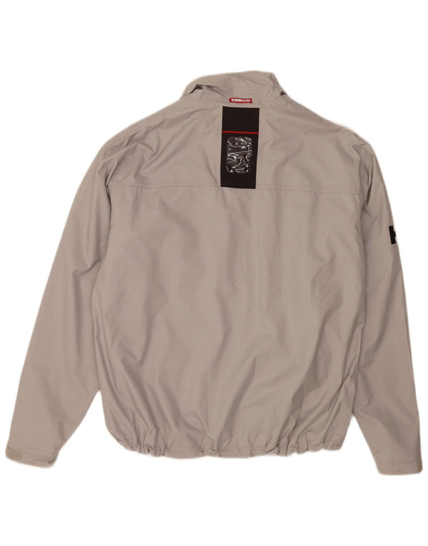 Helly Hansen Mens Sailwear Graphic Rain Jacket UK 44 2XL Grey Polyester