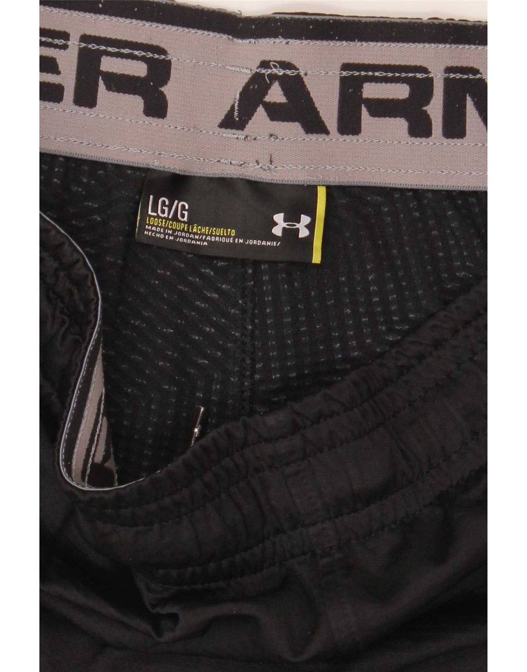 Under Armour Mens Tracksuit Trousers Large Black