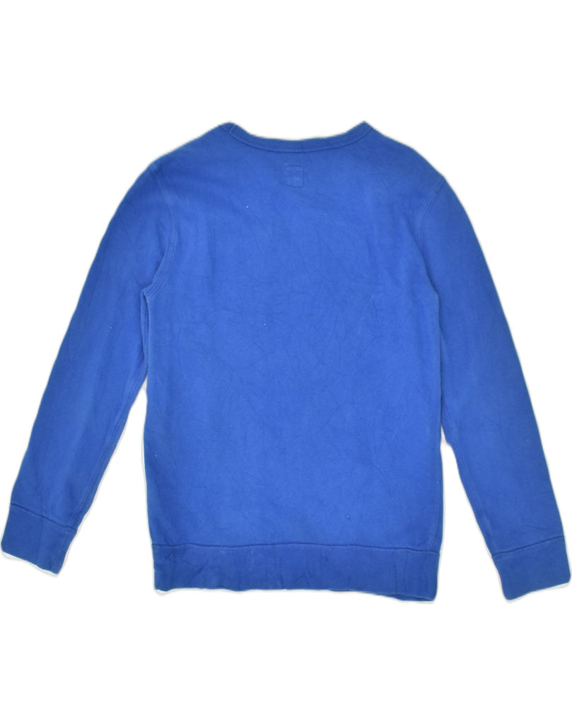 GAP Girls Graphic Sweatshirt Jumper 12-13 Years 2XL Blue Cotton | Vintage Gap | Thrift | Second-Hand Gap | Used Clothing | Messina Hembry 