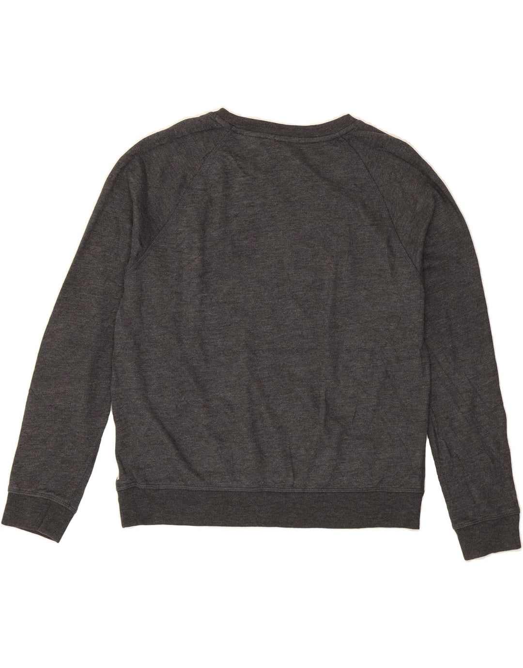 LEVI'S Womens Graphic Sweatshirt Jumper UK 16 Large Grey Flecked Cotton Vintage Levi's and Second-Hand Levi's from Messina Hembry 