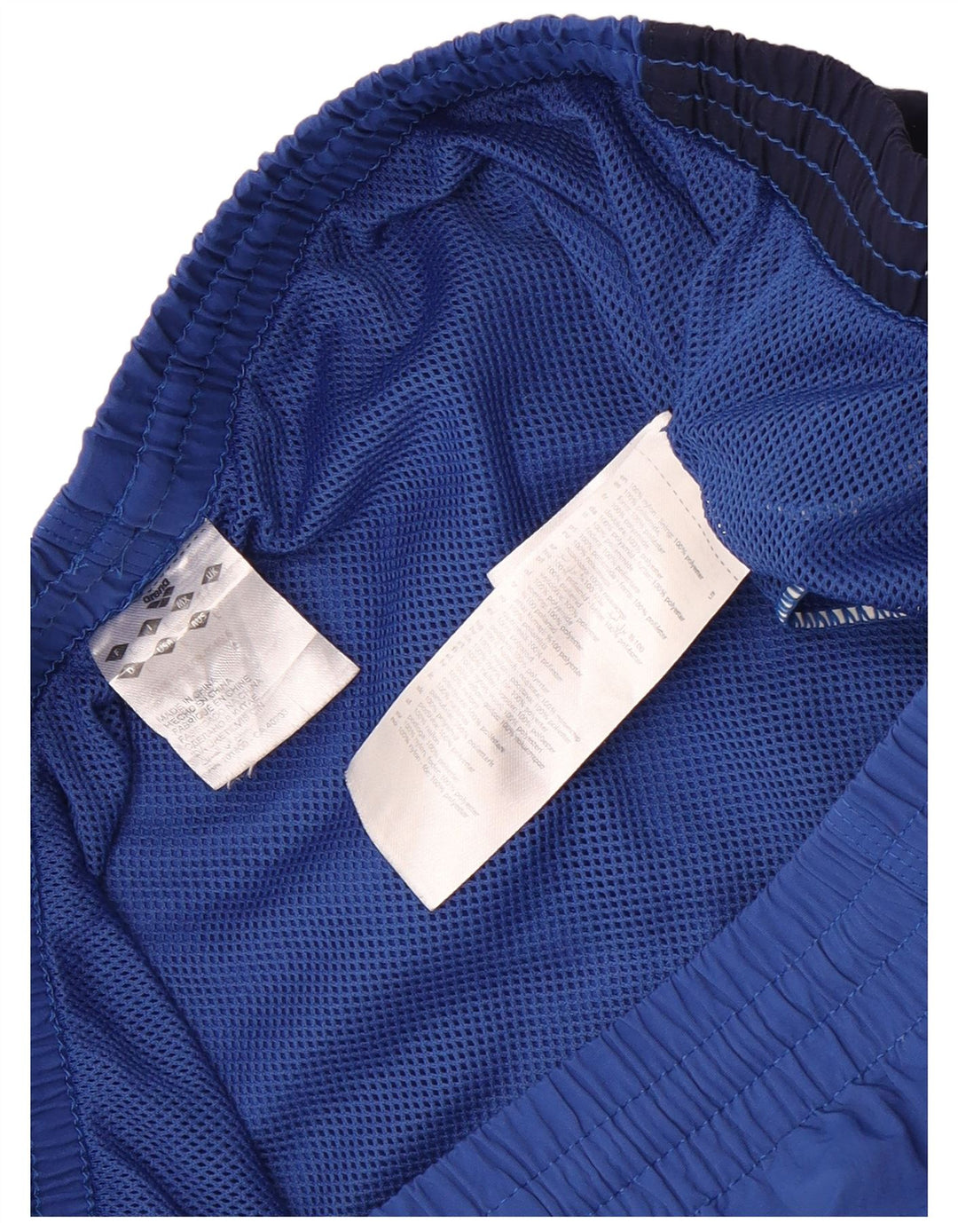 Arena Mens Graphic Swimming Shorts Large  Blue Colourblock Polyester