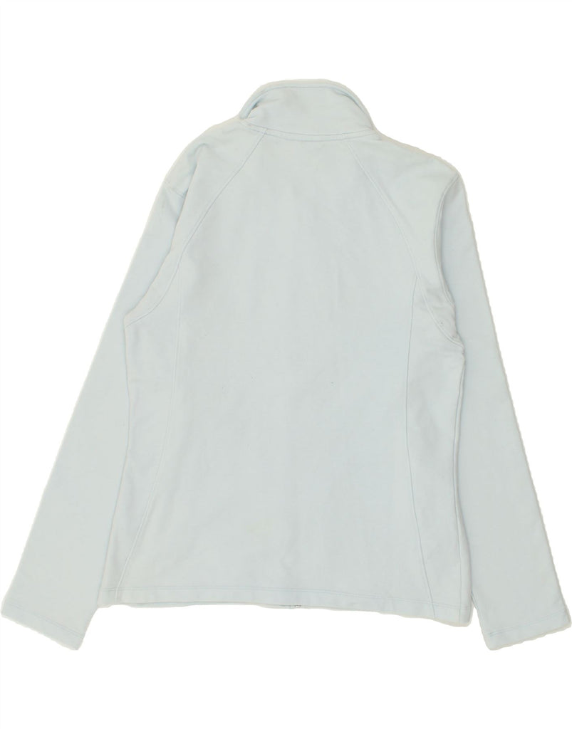 REEBOK Womens Tracksuit Top Jacket UK 14 Large  Blue Cotton | Vintage Reebok | Thrift | Second-Hand Reebok | Used Clothing | Messina Hembry 