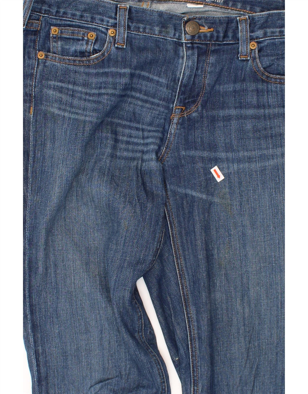 J. CREW Womens Matchsticks Regular Straight Jeans  W29 L34 Blue Cotton Vintage J. Crew and Second-Hand J. Crew from Messina Hembry 
