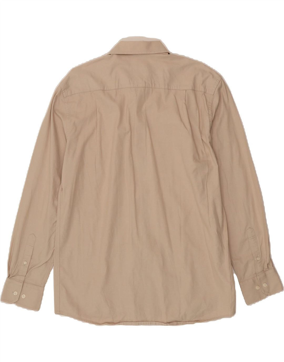 JEAN RIVE Mens Shirt Large Beige Cotton Vintage Jean Rive and Second-Hand Jean Rive from Messina Hembry 