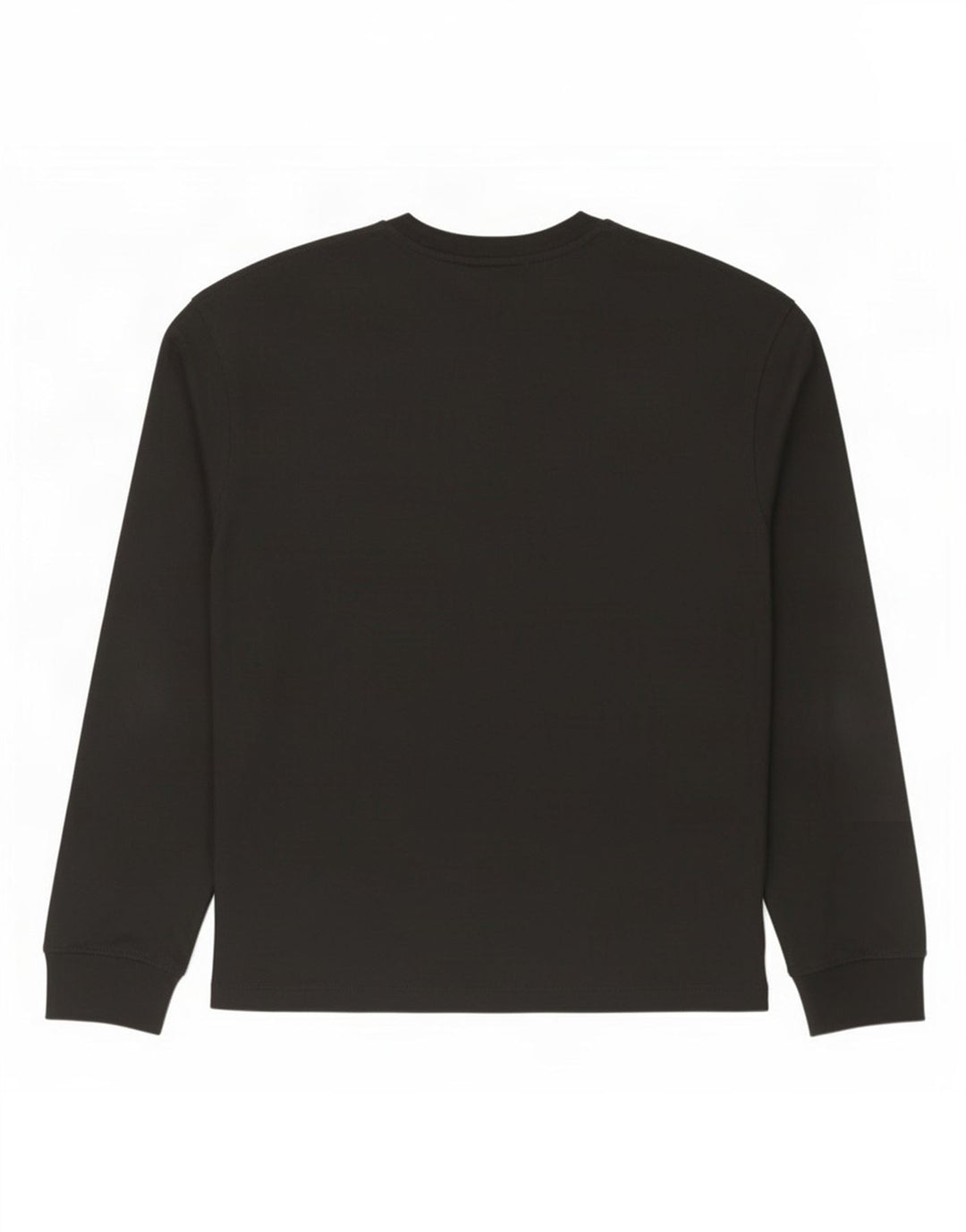 Zara Mens Top Long Sleeve Medium Black Cotton