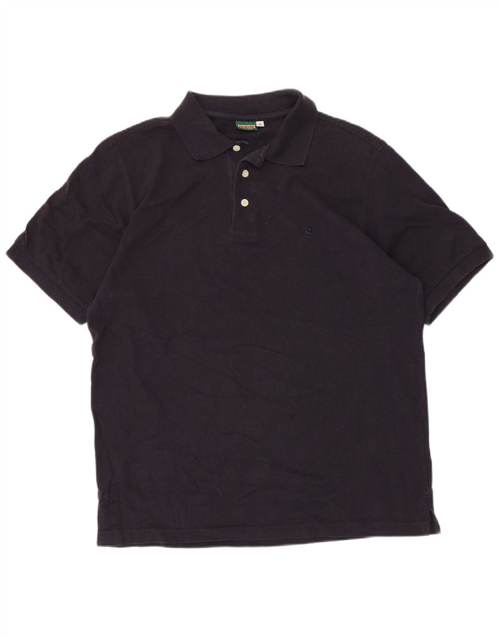 Invicta Mens Polo Shirt Small Navy Blue Cotton