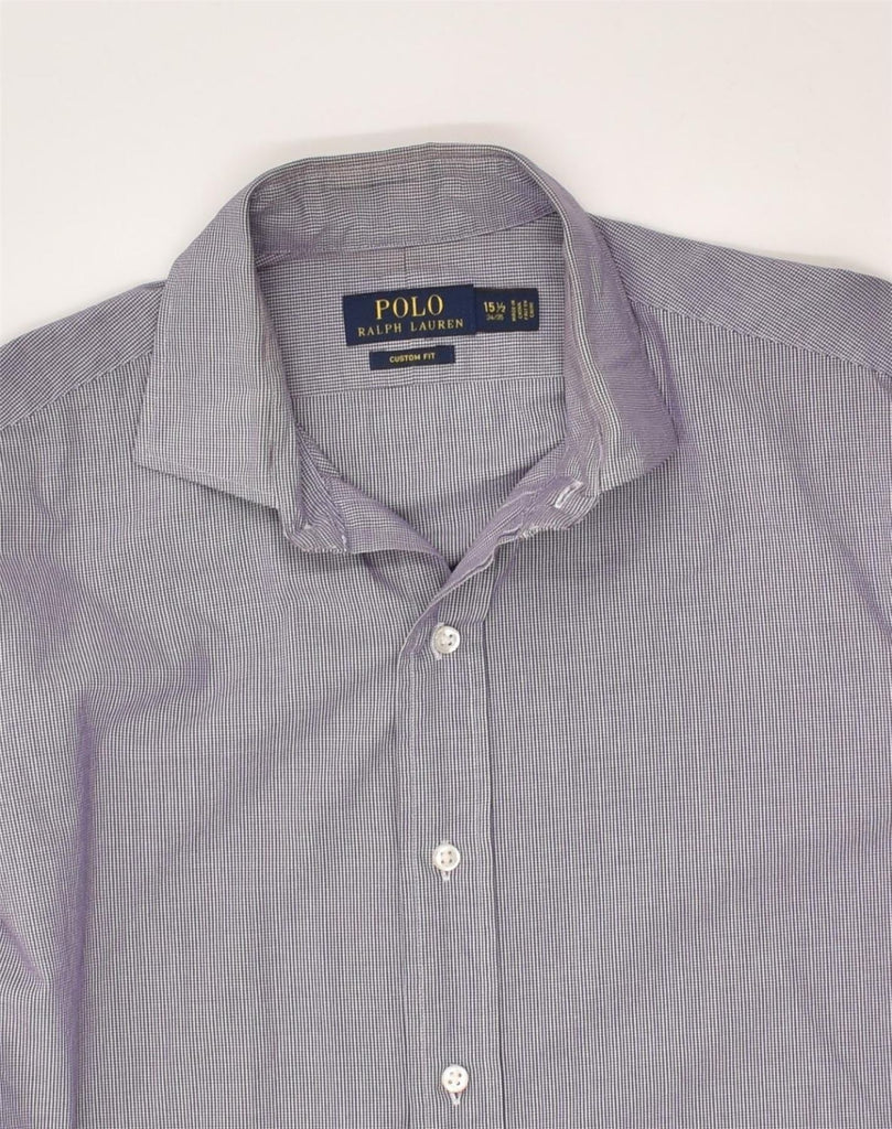 POLO RALPH LAUREN Mens Shirt Size 15 1/2 Medium Grey Pinstripe Cotton | Vintage Polo Ralph Lauren | Thrift | Second-Hand Polo Ralph Lauren | Used Clothing | Messina Hembry 