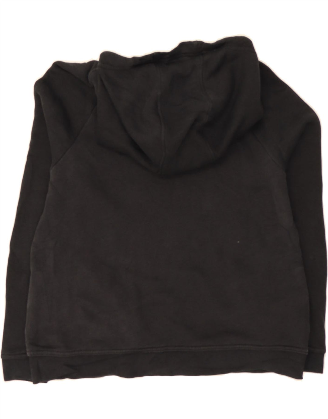 NIKE Womens Graphic Oversized Hoodie Jumper UK 14 Medium Black Cotton Vintage Nike and Second-Hand Nike from Messina Hembry 