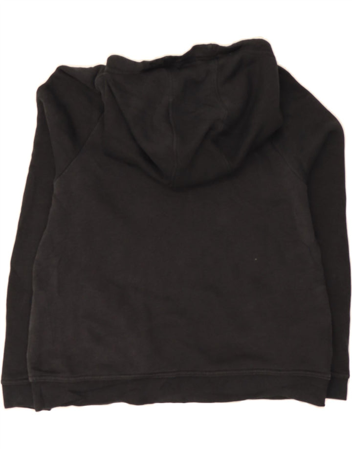 NIKE Womens Graphic Oversized Hoodie Jumper UK 14 Medium Black Cotton Vintage Nike and Second-Hand Nike from Messina Hembry 