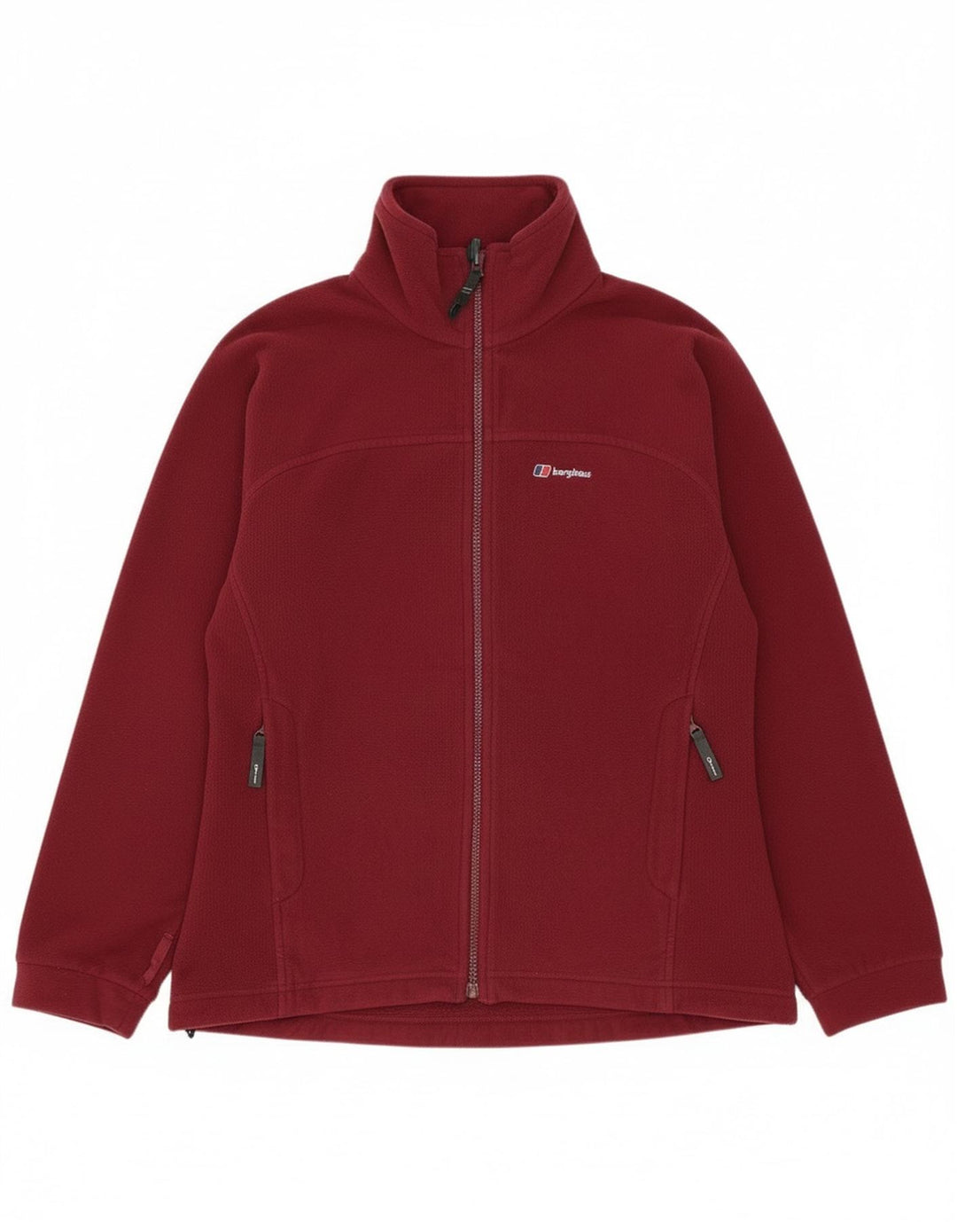 Bergans Womens Fleece Jacket UK 14 Large Burgundy Polyester