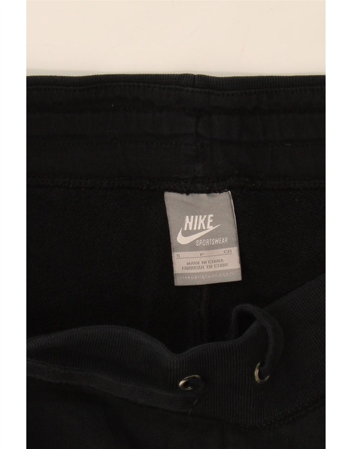NIKE Womens Tracksuit Trousers UK 10 Small  Black Cotton Vintage Nike and Second-Hand Nike from Messina Hembry 